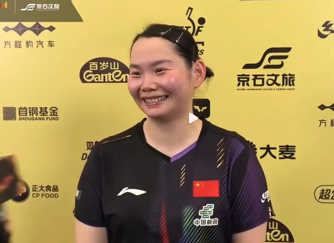 何卓佳颗粒打法，最不怕削球手，让她来上半区的任务已完成，成功扫雷！韩莹老公看到
