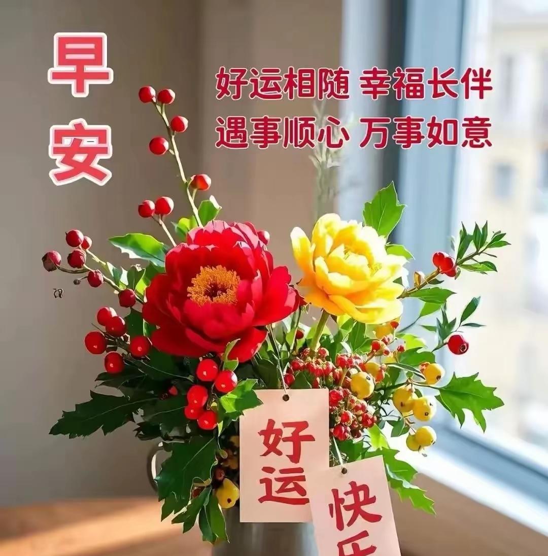 分享早上的祝福语晨光漫洒，暖意藏心，新晨启幕，愿风携顺遂，光予安康，日子平淡有欢