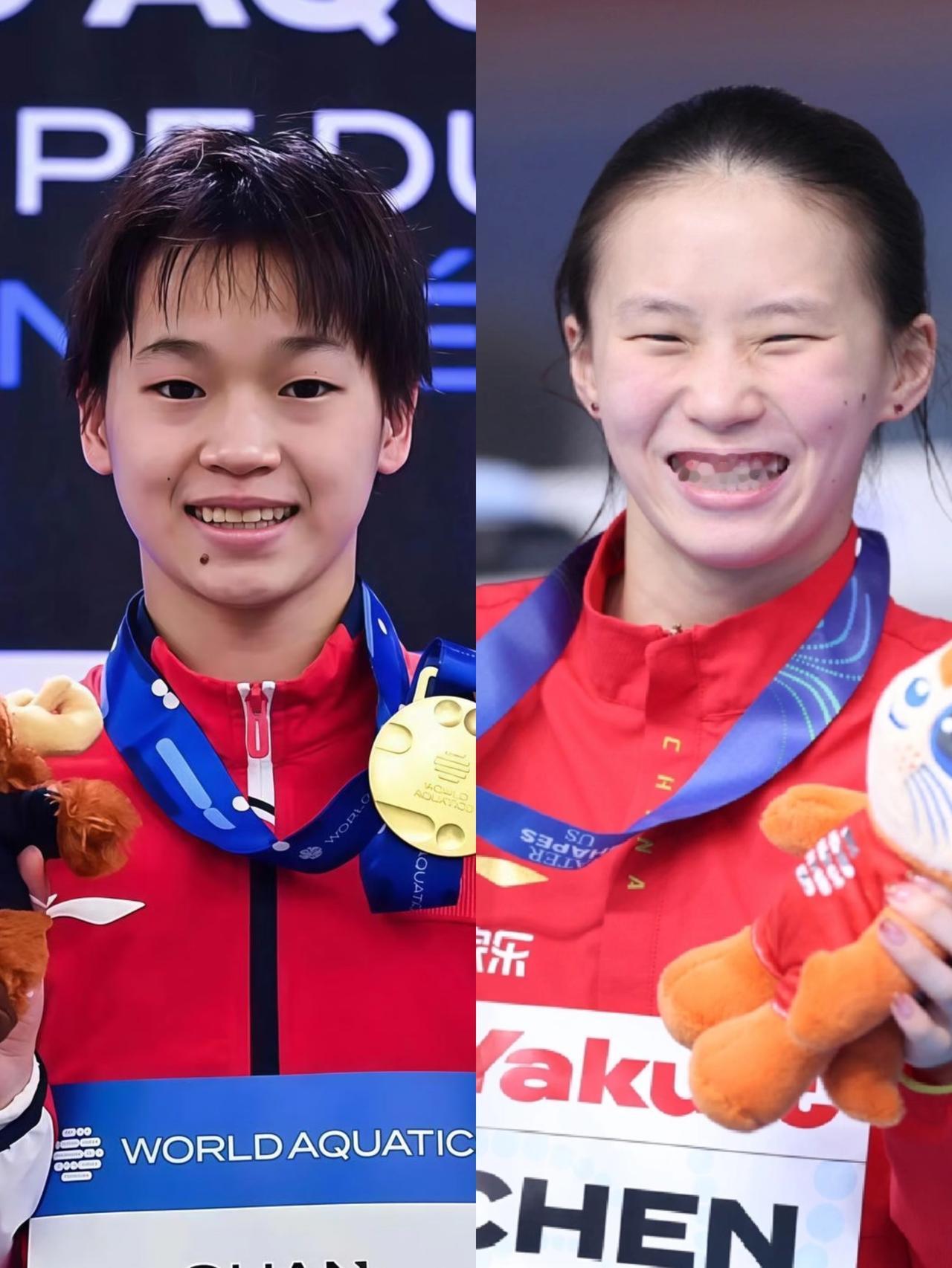陈芋汐成绩比全红婵好，她获得的冠军数量，比全红婵多了11个。巴黎奥运