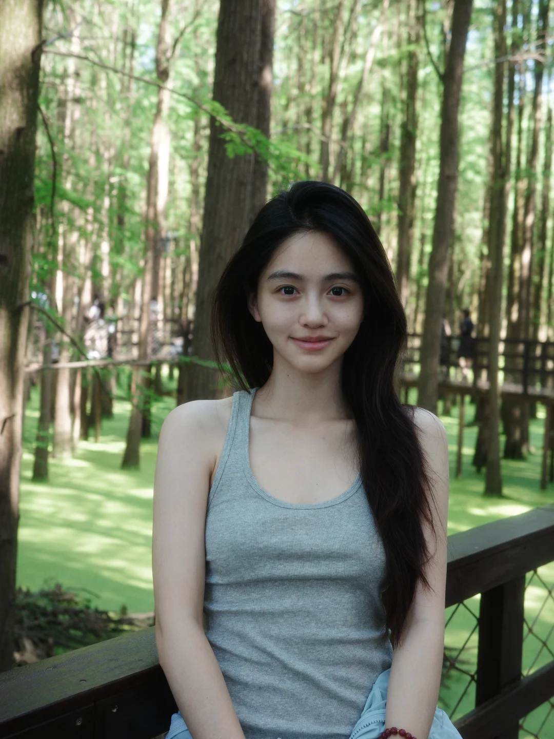 很喜欢素颜的自己
