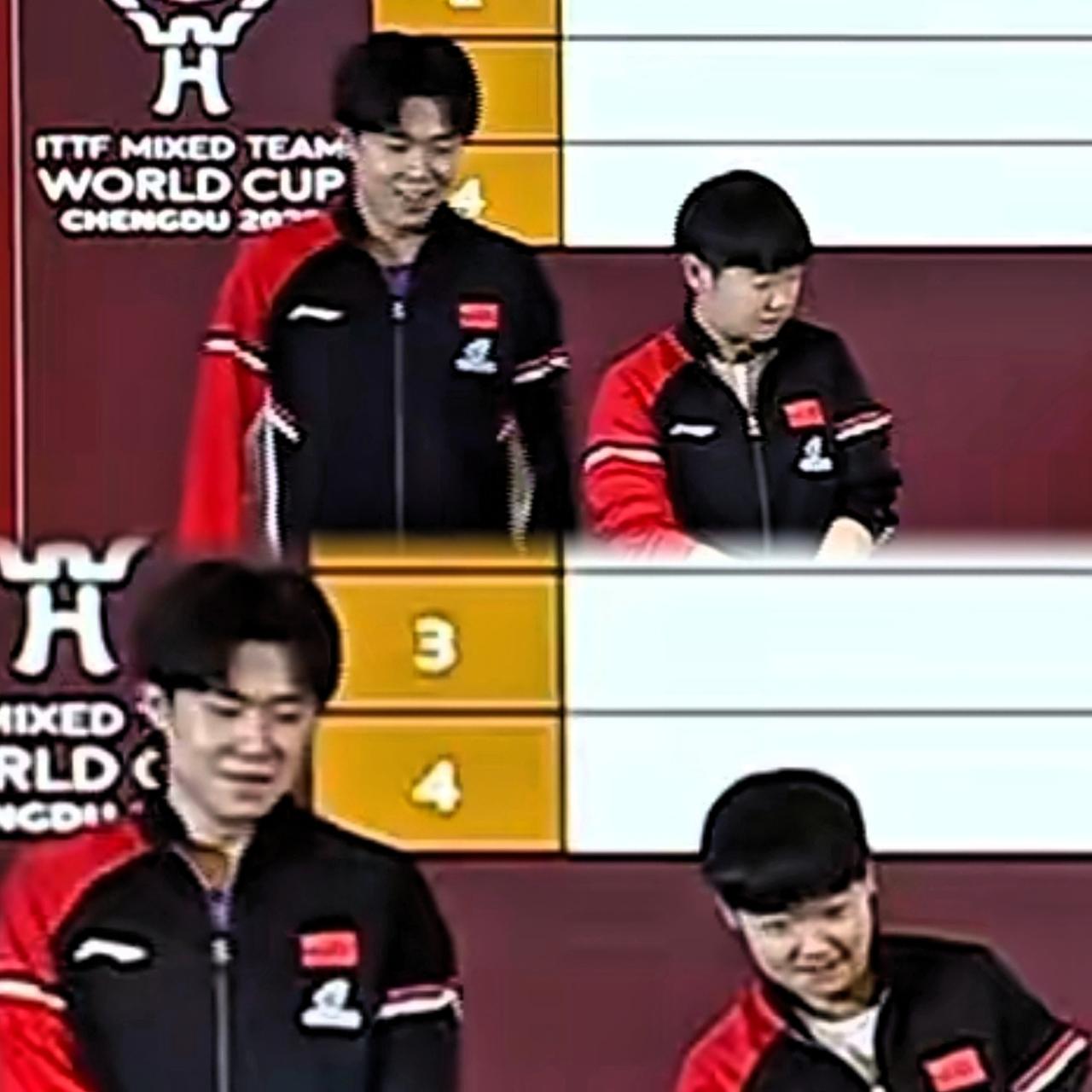 谁懂！！头哥一跟莎莎同台，那个想憋又憋不住的笑真的太好嗑了！最绝的是连咬