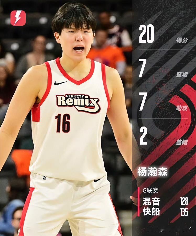 不仅大家没有想到，估计就连混音主教练都没有想到，昨天才从开拓者回来的杨瀚森