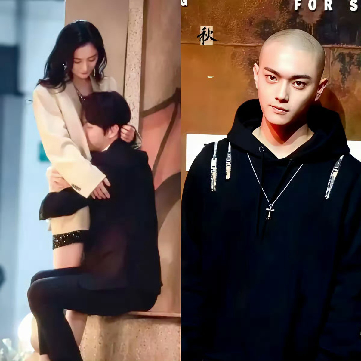 刚去扒了一下许凯，不扒不知道，扒完吓一跳，网上曝光的照片中，许凯坐在台阶上抱住杨