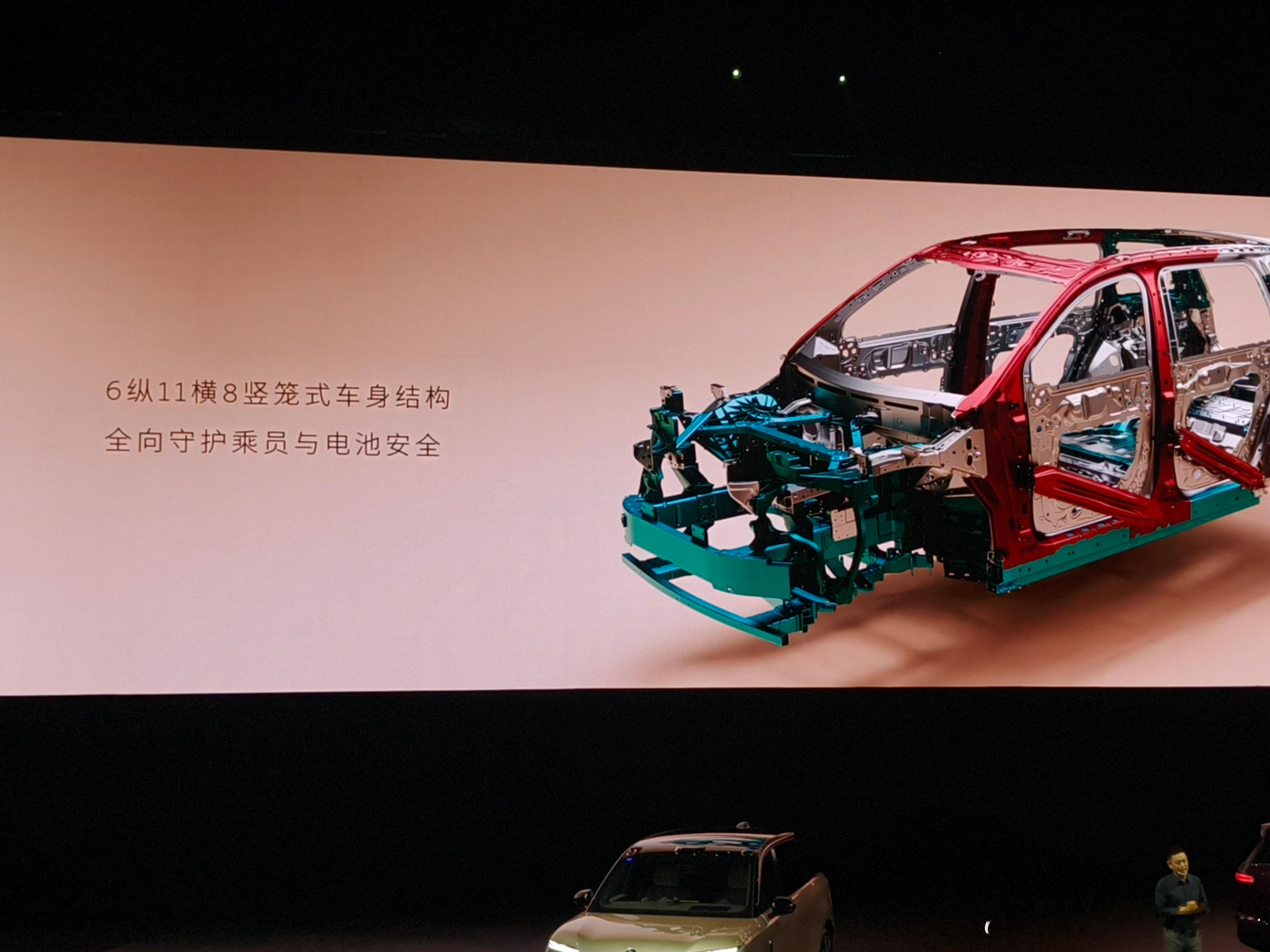 蔚来ES9在安全这块是真的下了重本2000MPa潜艇级热成型钢+91%