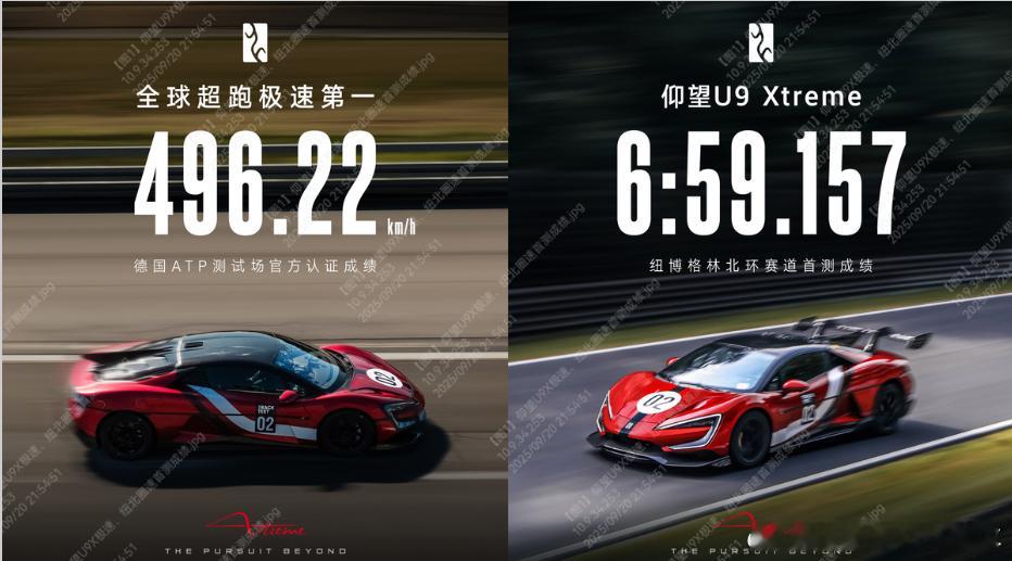 仰望U9X夺双冠背后，有一种力量令人感动。公元2025年9月20日，全球超跑极速