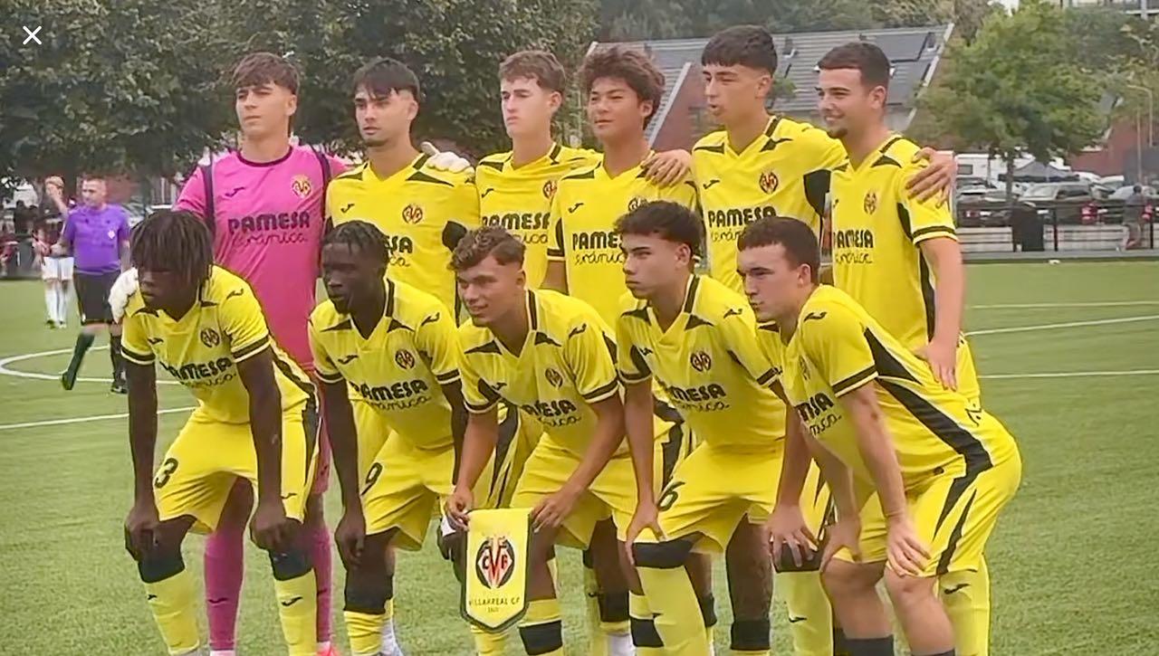 荷兰VVMAASTRICHTCUP第二场，刘凯源代表比利亚雷亚尔U19B出战