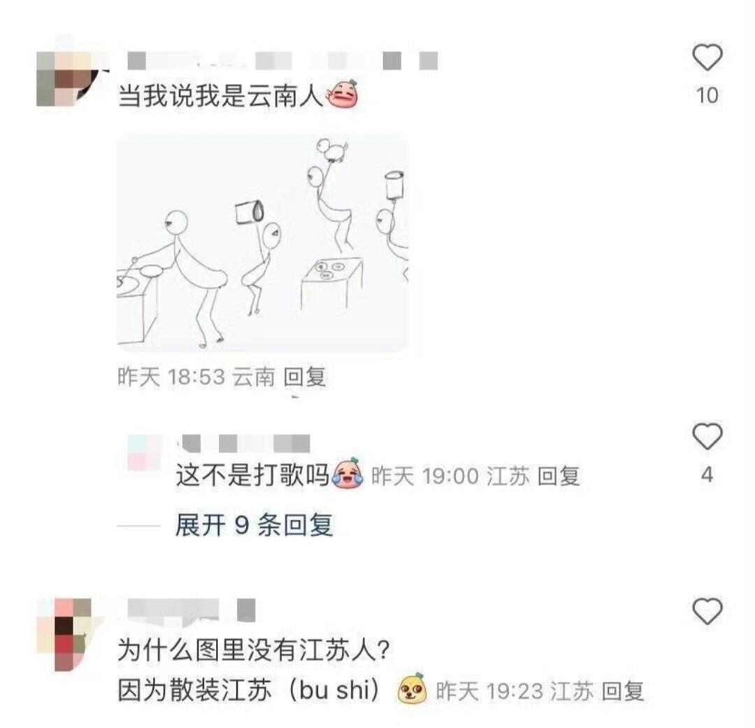 对各省份的刻板印象