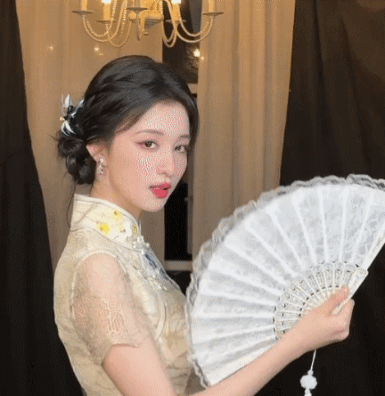 王楚然真的太适合富家千金的妆造了！虽然这姑娘去年因为绿里角色被矿嘲了一波，但