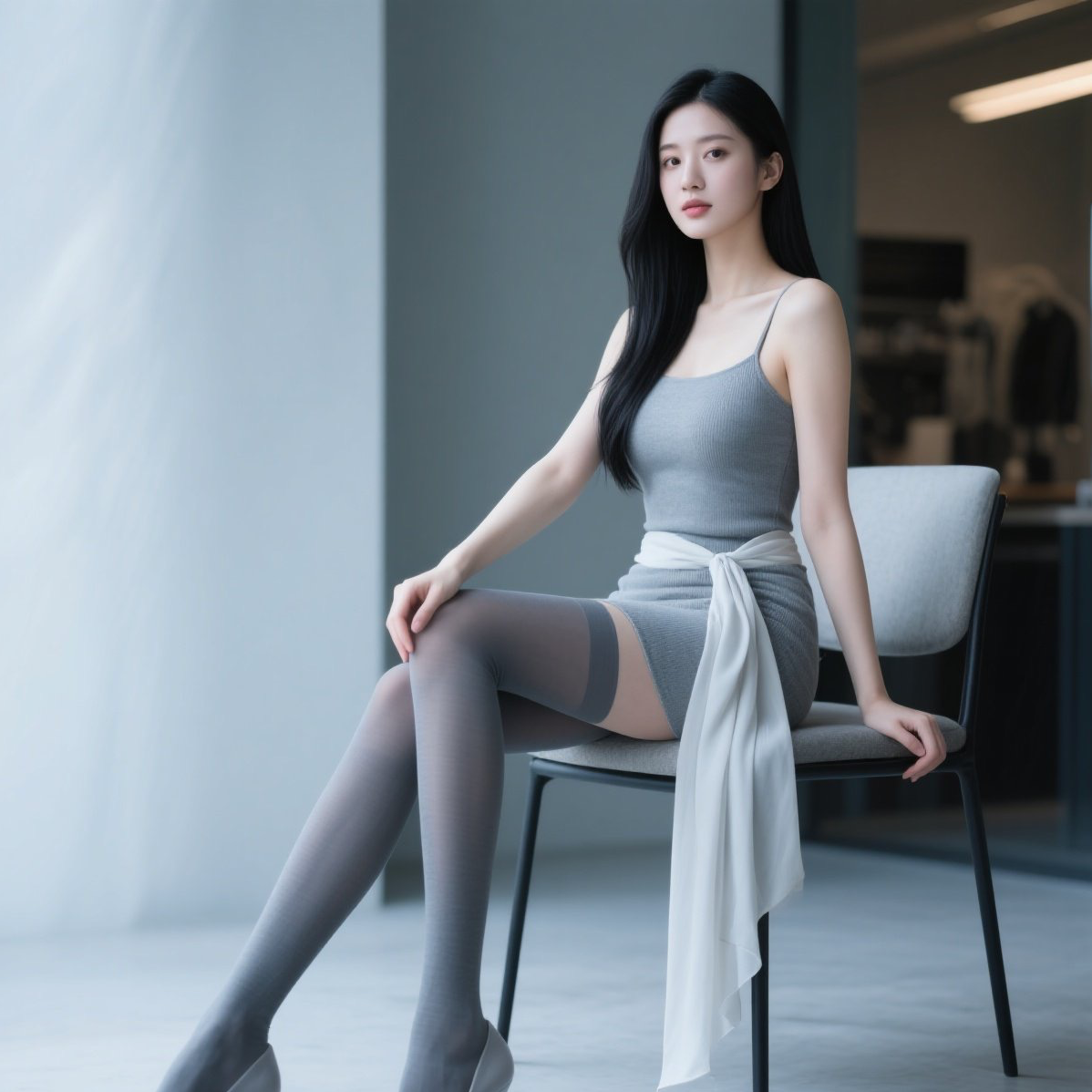 黑丝美腿小仙女，娇柔俏皮惹人怜