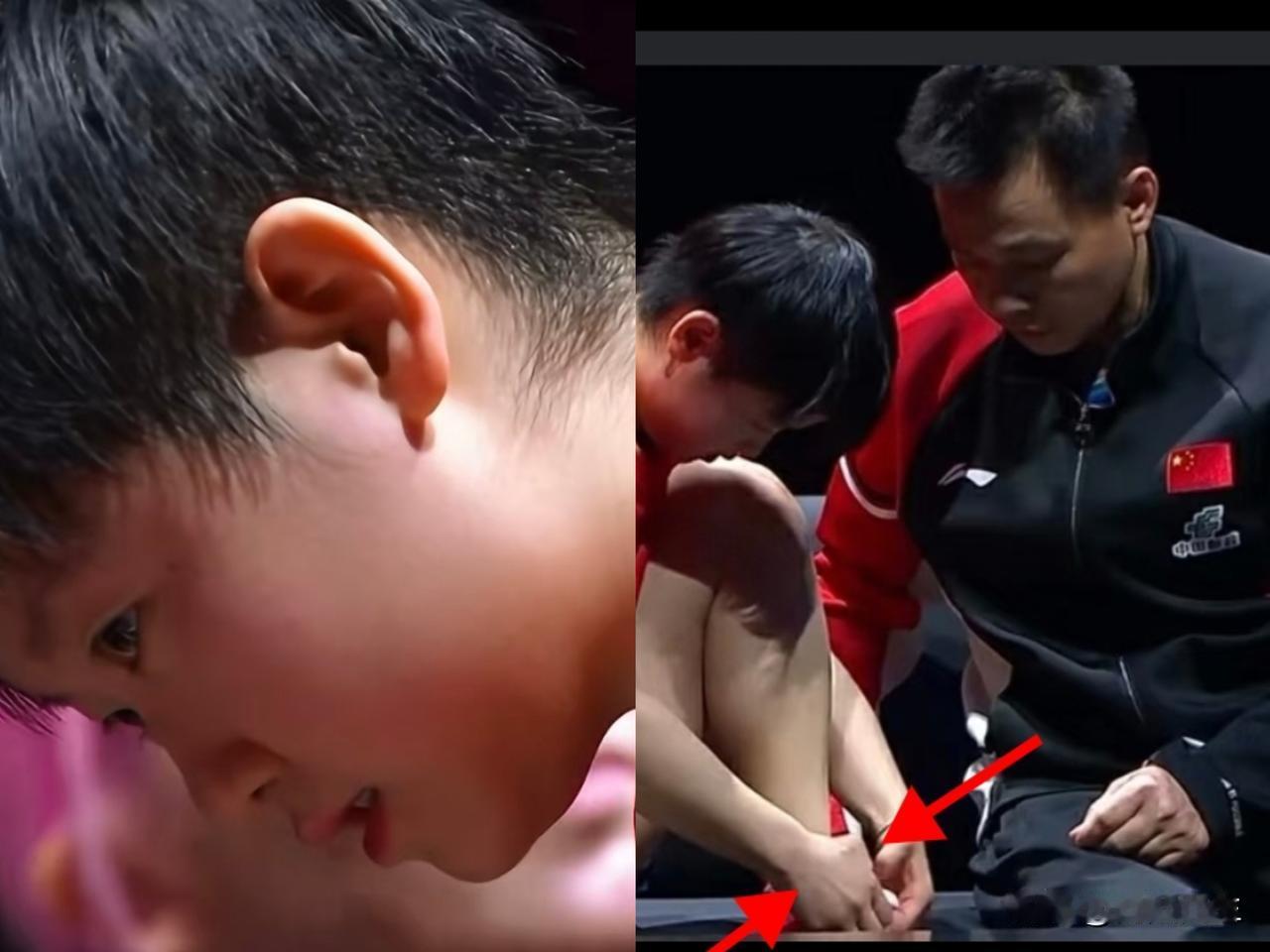 那个笑容，简直是最高级的“欺骗”。香港半决赛，明明疼得连表情管理都快失控了