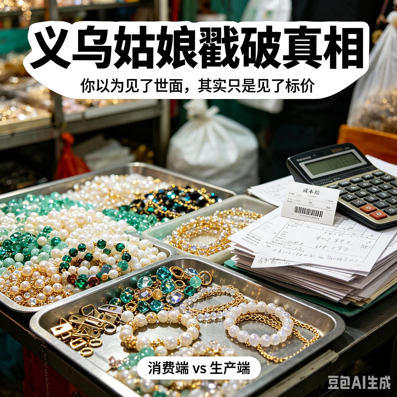 刷到义乌一位做饰品生意的姑娘分享的一段话，看完瞬间被戳中：很多世面，只是标价给你