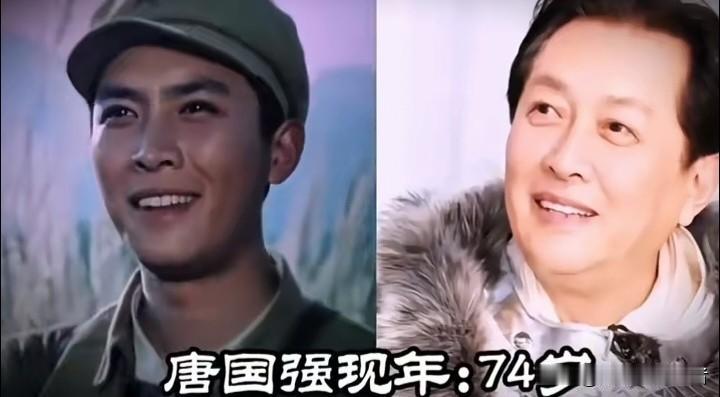 翻开这一组八一厂演员的新旧对比老照片，仿佛瞬间穿越回流金岁月。唐国强、洪学敏、赵