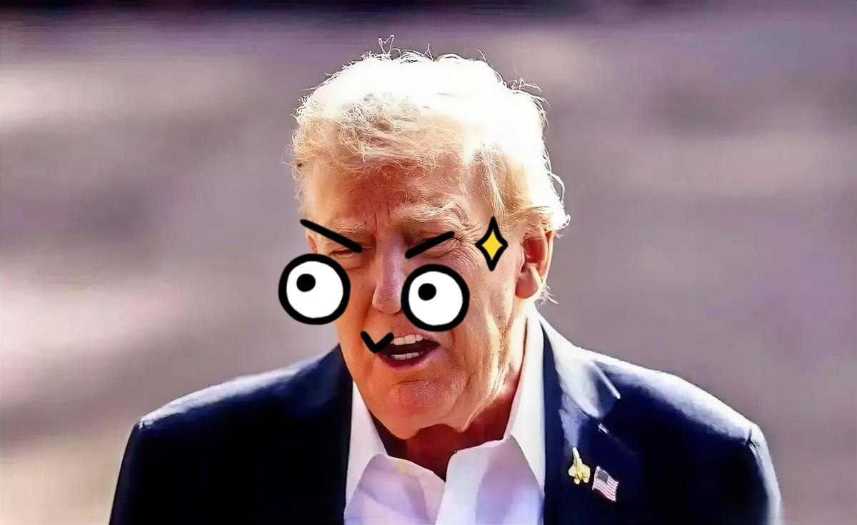 白宫会议室，气氛有点僵。特朗普icon突然扭头，盯着自家财政部长贝森特，当着所有