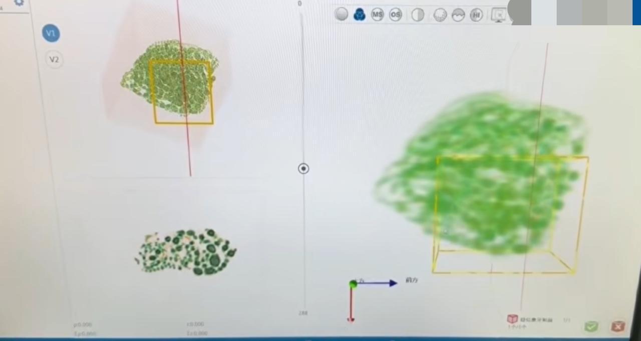 这个真的刑！青岛即墨，一个入境的邮件机检图像不对劲，里面的东西呈现高密度小球状，