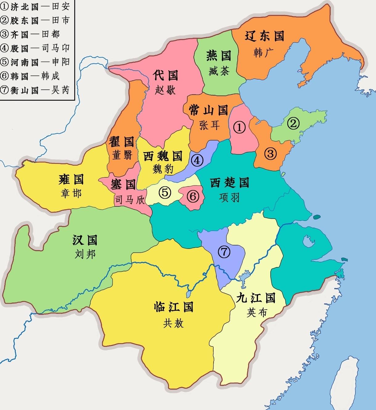 如果项羽这样分封天下，历史会改写吗？公元前206年，咸阳城外的鸿门宴刚刚结束