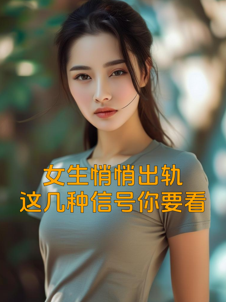女生悄悄出轨，这几种信号你要看
