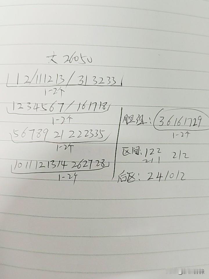 大乐透26050期综合分析上期的和值是53点，前期106点的对折，而这期至少要