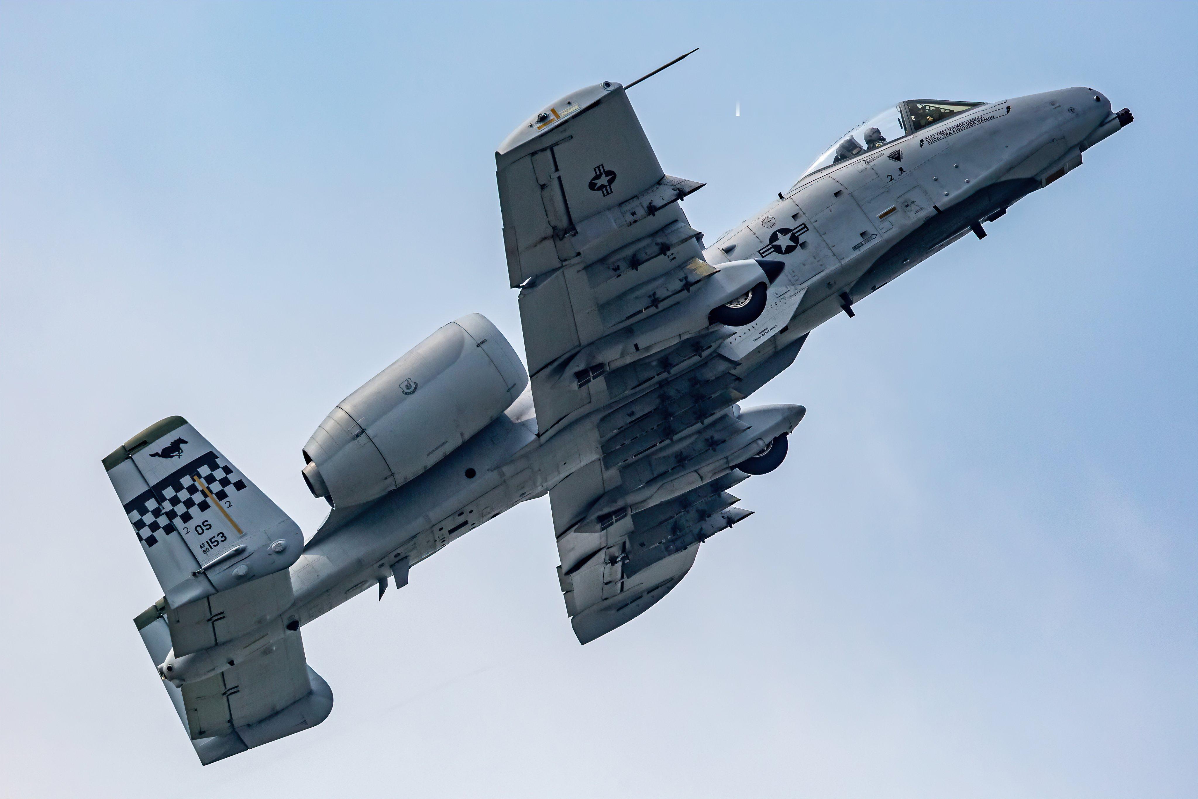 OsanAirPowerDay2025上的A-10疣猪​​​