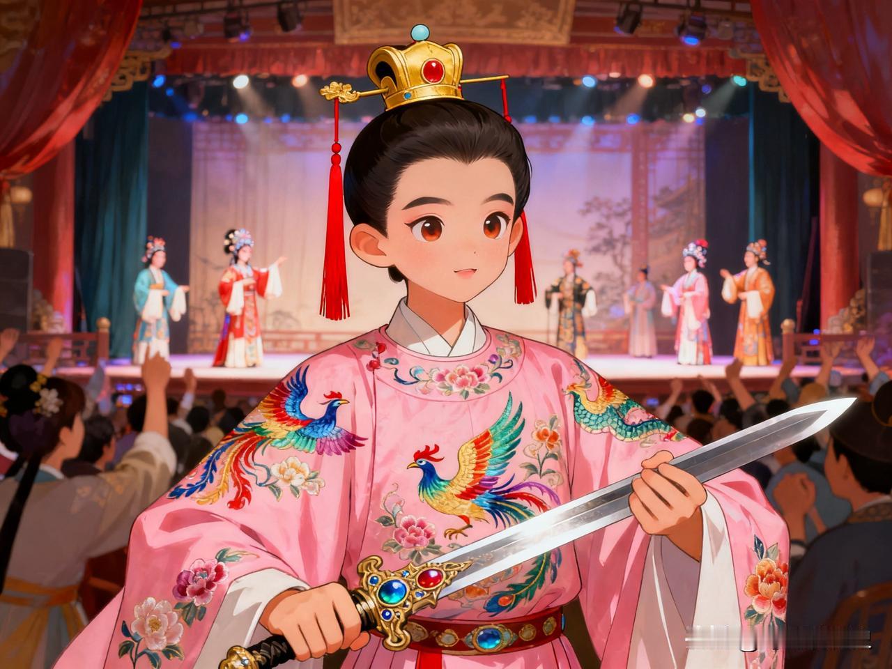 李存勖年轻时是名副其实的军事天才。他24岁继承晋王之位，在内忧外患中稳定局面。他