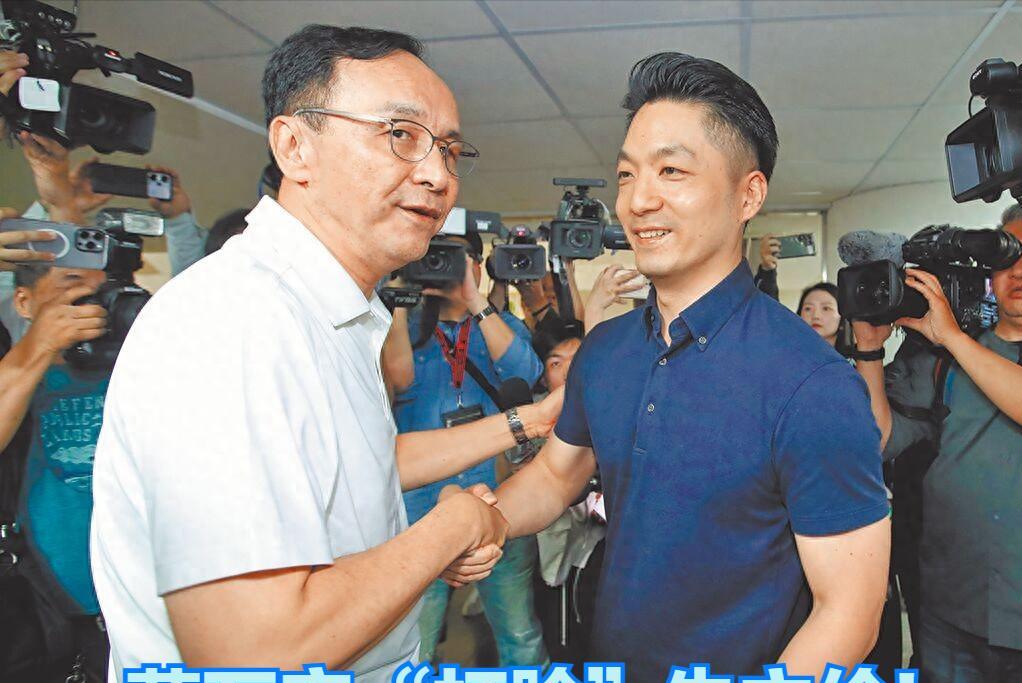 蒋万安“打脸”朱立伦！据台媒报道，国民党主席朱立伦以纳粹领袖希特勒类比赖清德引