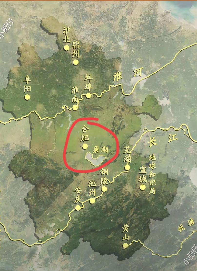 合肥的地理位置挺有意思，位于安徽省中心C位，北有淮河，南有长江，气候特色独具一格