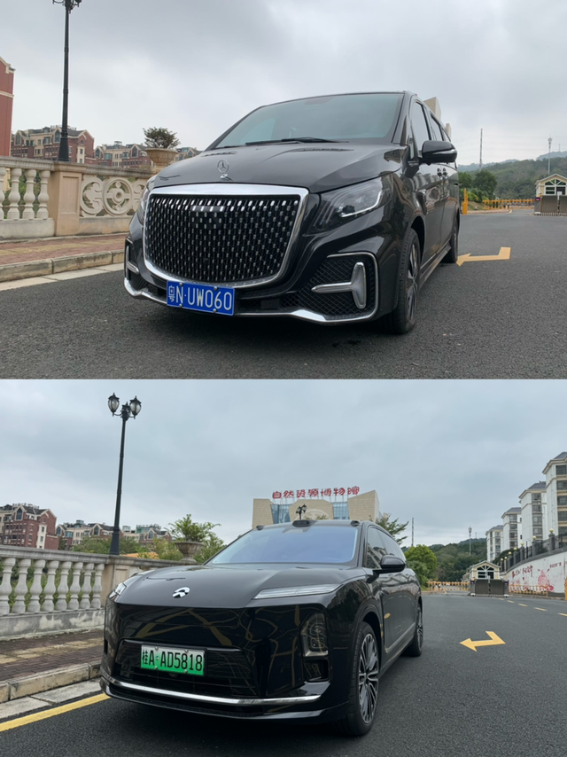 奔驰MPV置换蔚来3代ES8可还行日常用车感觉车子太长（5.37米）很笨重的感