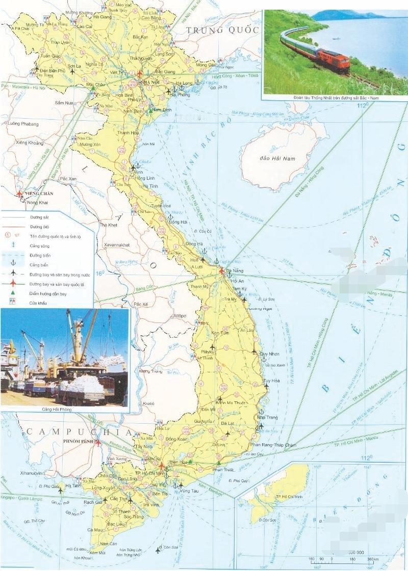 据越南港口系统数据，2025年全国共有海港数约为296个港口/码头，年货物吞吐量