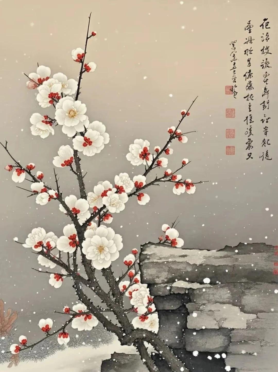 师友:上联:梅魂入砚香凝画，下联：兰韵盈袖沁心扉。