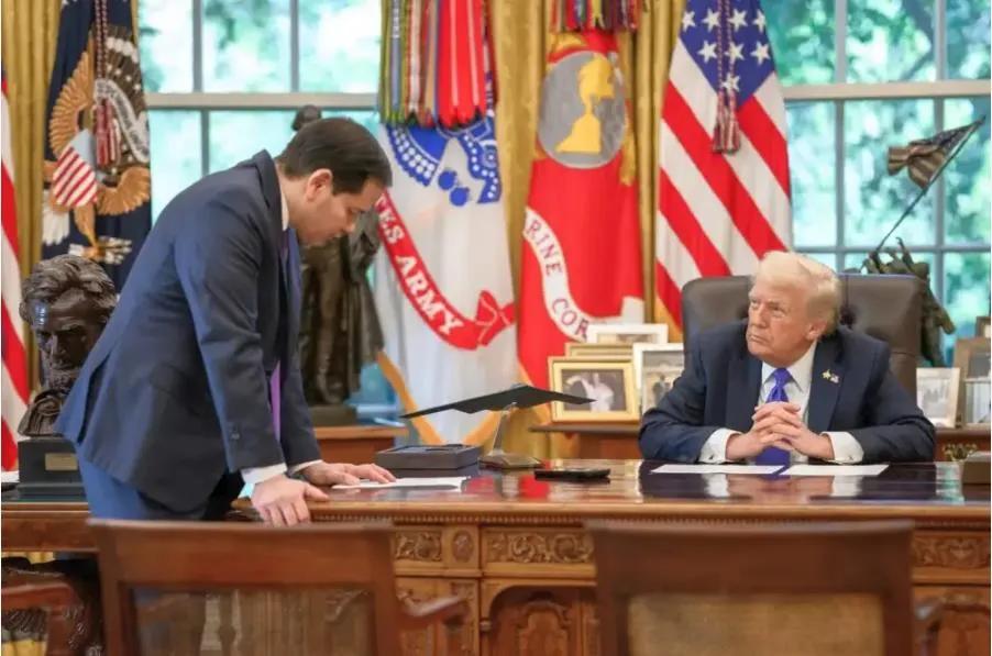 美国国务卿马可·鲁比奥在七国集团外长会议后的新闻发布会上表示：“就我们而言，已经