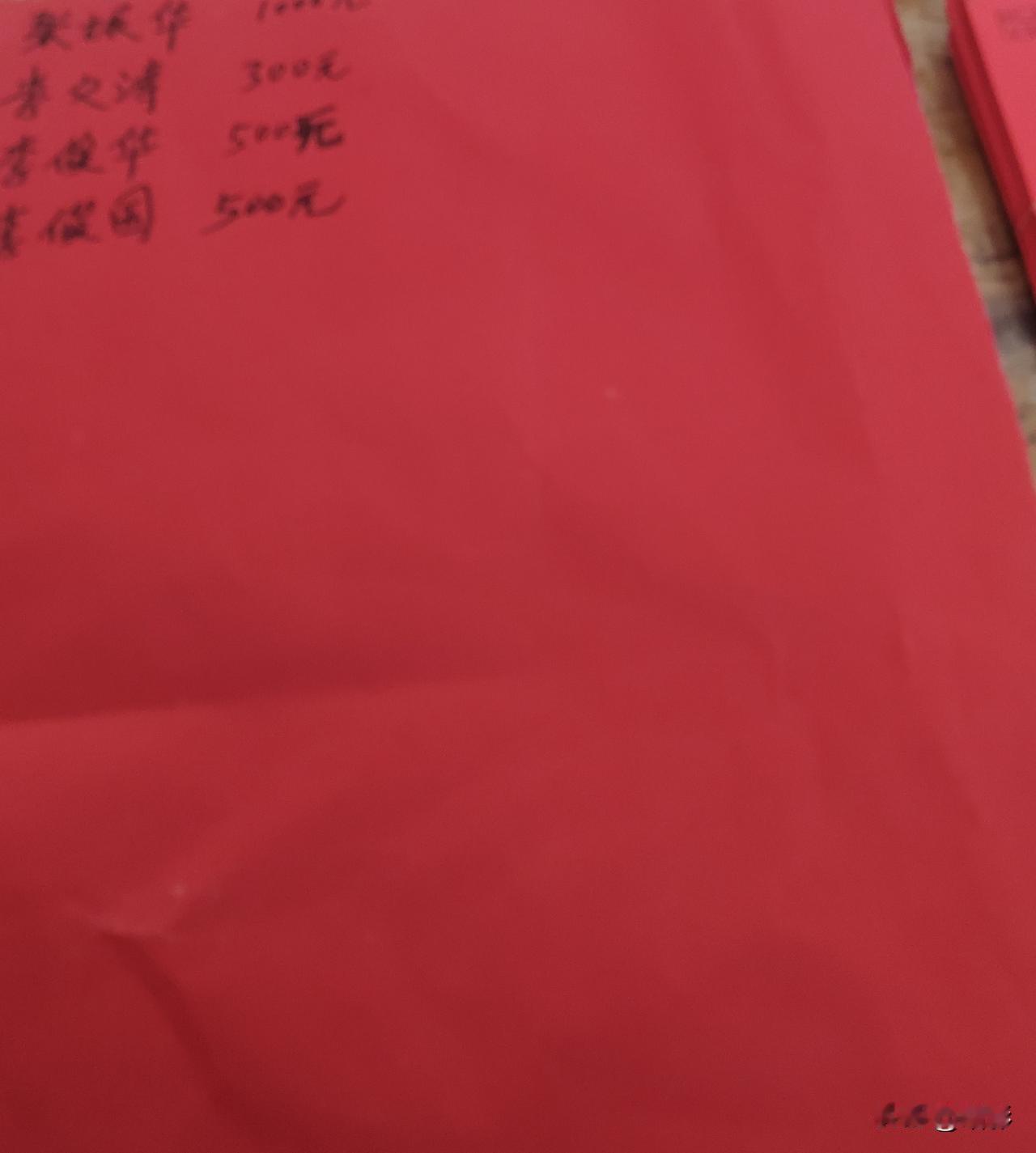 昨天，我老婆娘家那边一个妹妹的儿媳妇生了一个女儿过满月，老婆问我给她多少钱，我说