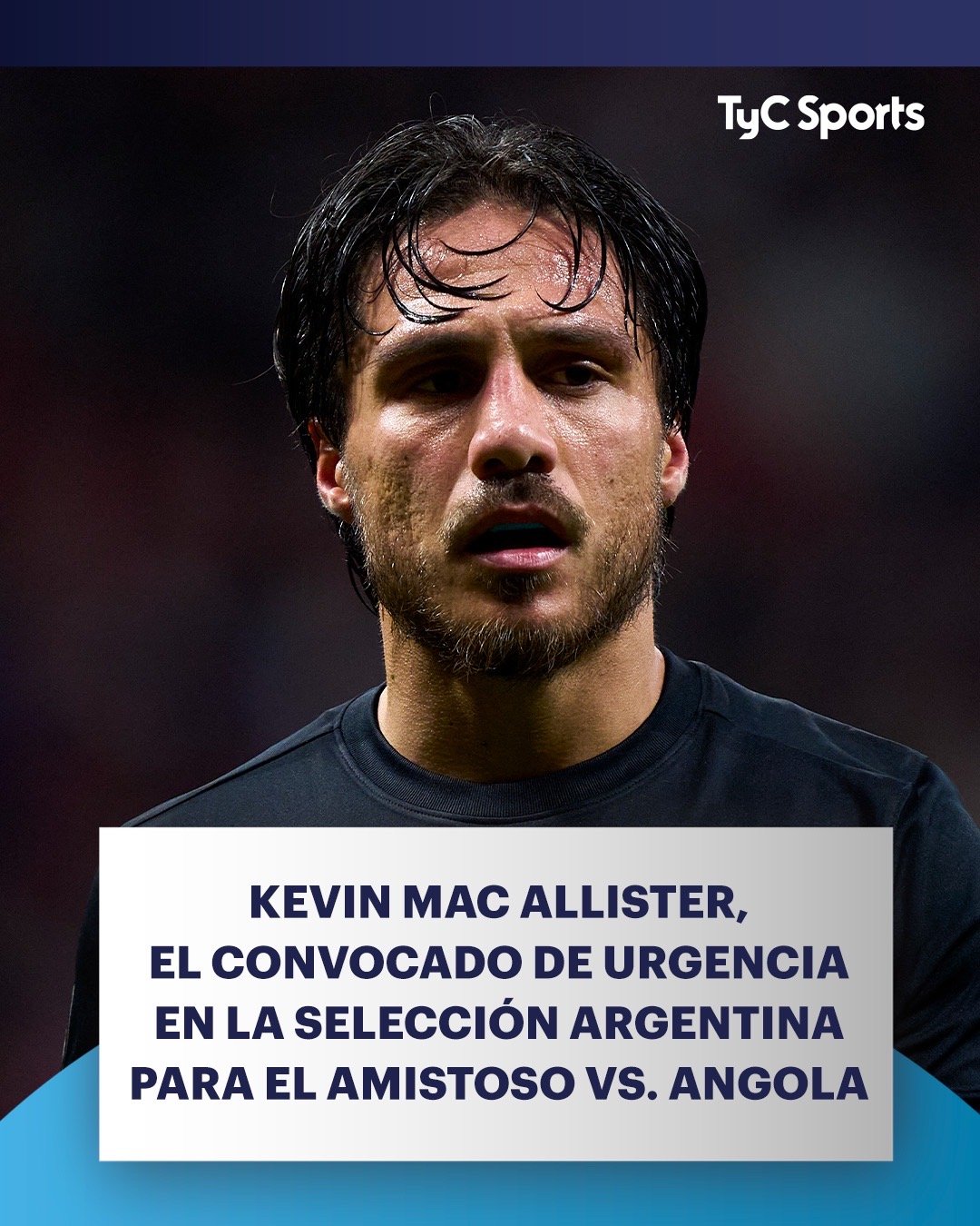 这个新人很意外啊😁阿根廷队热身赛阿根廷国家队🚨Tyc：阿根廷队紧急征召凯文