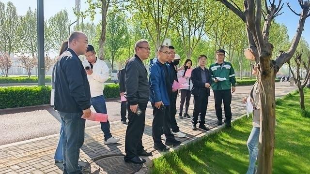 匠心植绿添新景精致公园润泉城百泉竞流园，位于襄都路和邢州大