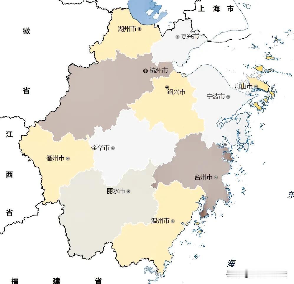 浙江省真的不大，其实也就比重庆市大一些，而且各大城市之间的距离也是非常近。杭