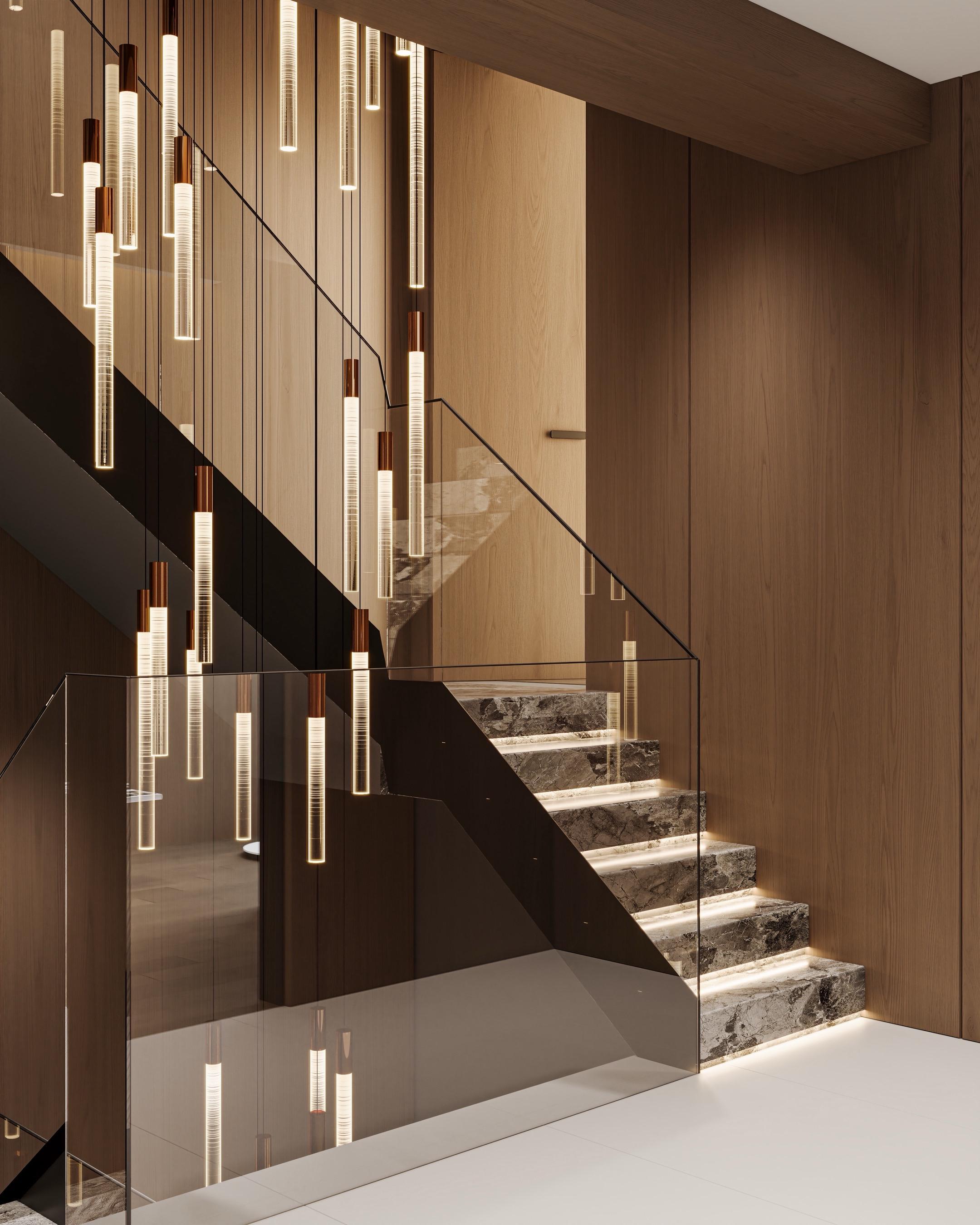 • 𝑳𝒀 𝑫𝑬𝑺𝑰𝑮𝑵 • 湖南设计  • 别墅二层空...