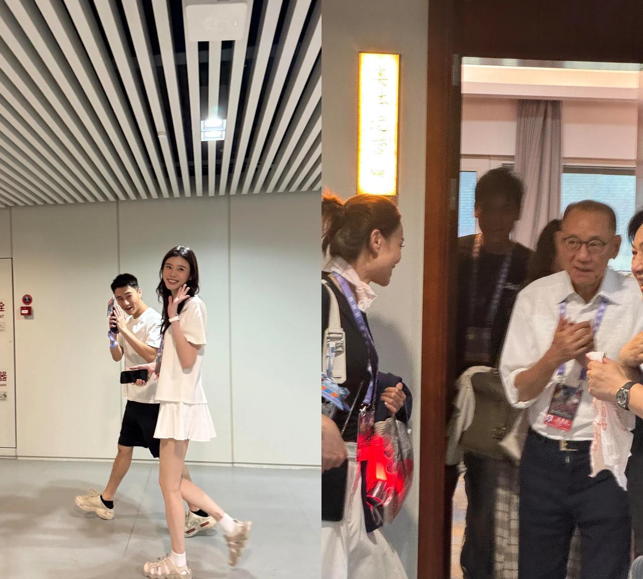 谢霆锋杭州演唱会遇见奚梦瑶何猷君夫妇！小明和小金土豆去看谢霆锋演唱会了，奚梦瑶个