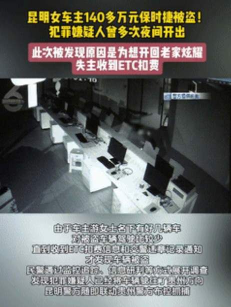 奇了怪了！云南昆明，一女子意外发现自己价值140多万的豪车，明明停放在车位上没动