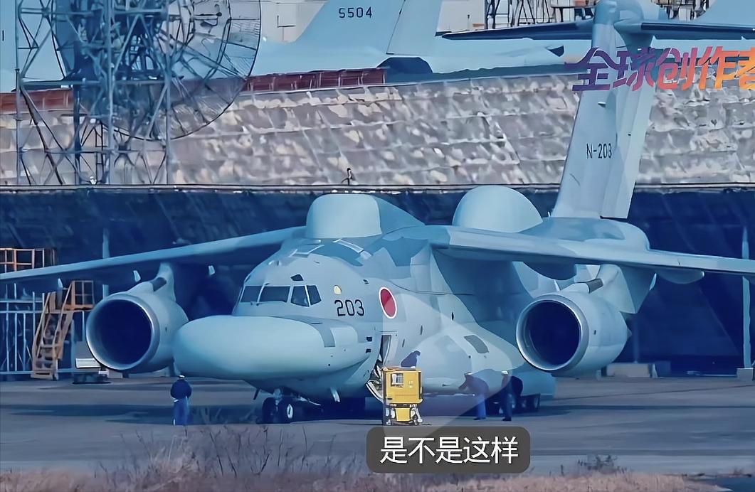 日本新研发的ec-2电子对抗飞机