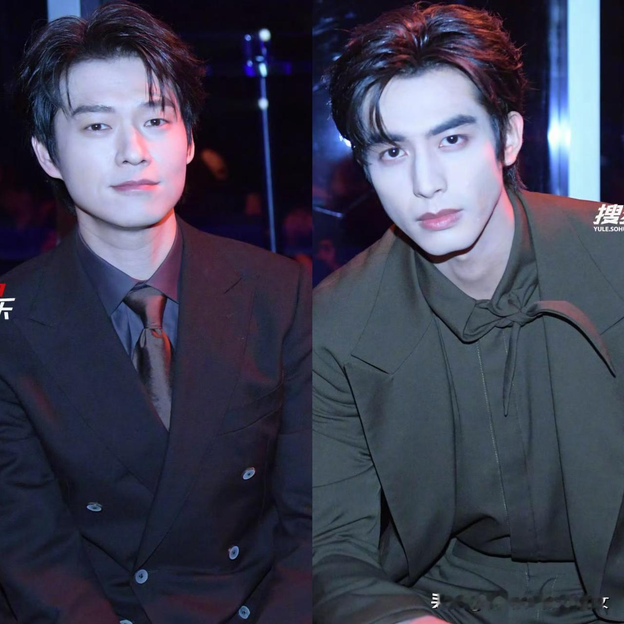 当魏大勋和宋威龙同框，氛围感帅哥和顶级浓颜的差距一目了然！11月27日晚，某知