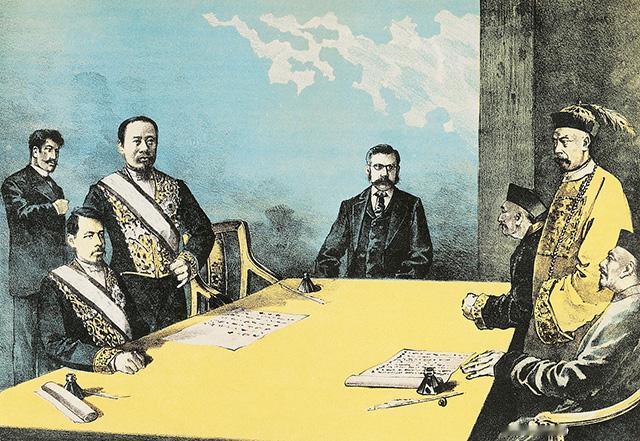 光绪二十四年四月二十七日，翁同龢开缺回籍，时李鸿章下榻于京师贤良寺，他特意前往翁