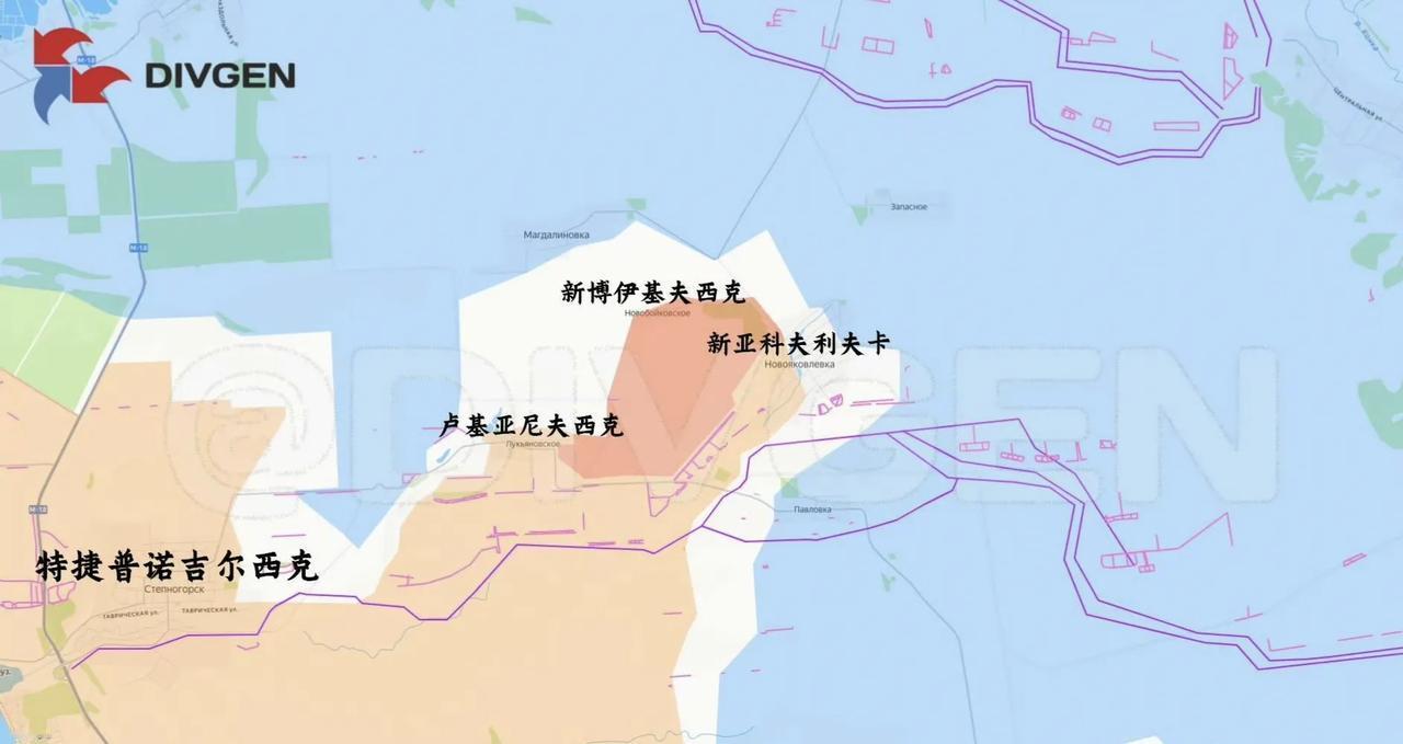 俄军第聂伯集群是空降兵占领了扎波罗热州的新博伊基夫斯克，距离扎波罗热-奥列霍夫（