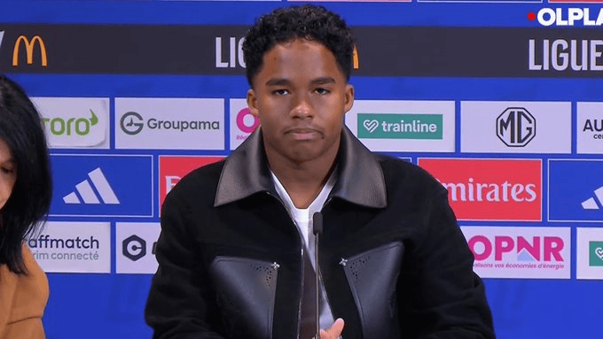 恩德里克: 安切洛蒂说去里昂好好踢球提升自己, 所以我来了