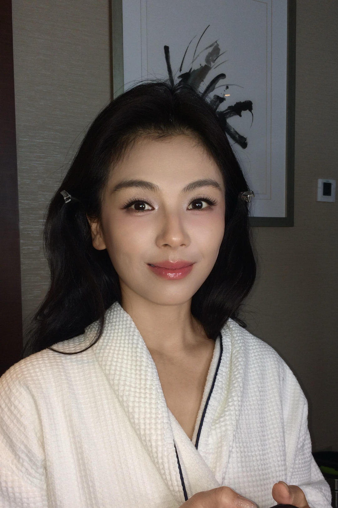 #刘涛#🍠更新随意一点，再随意一点～太漂亮了宝宝穿浴袍的宝宝​