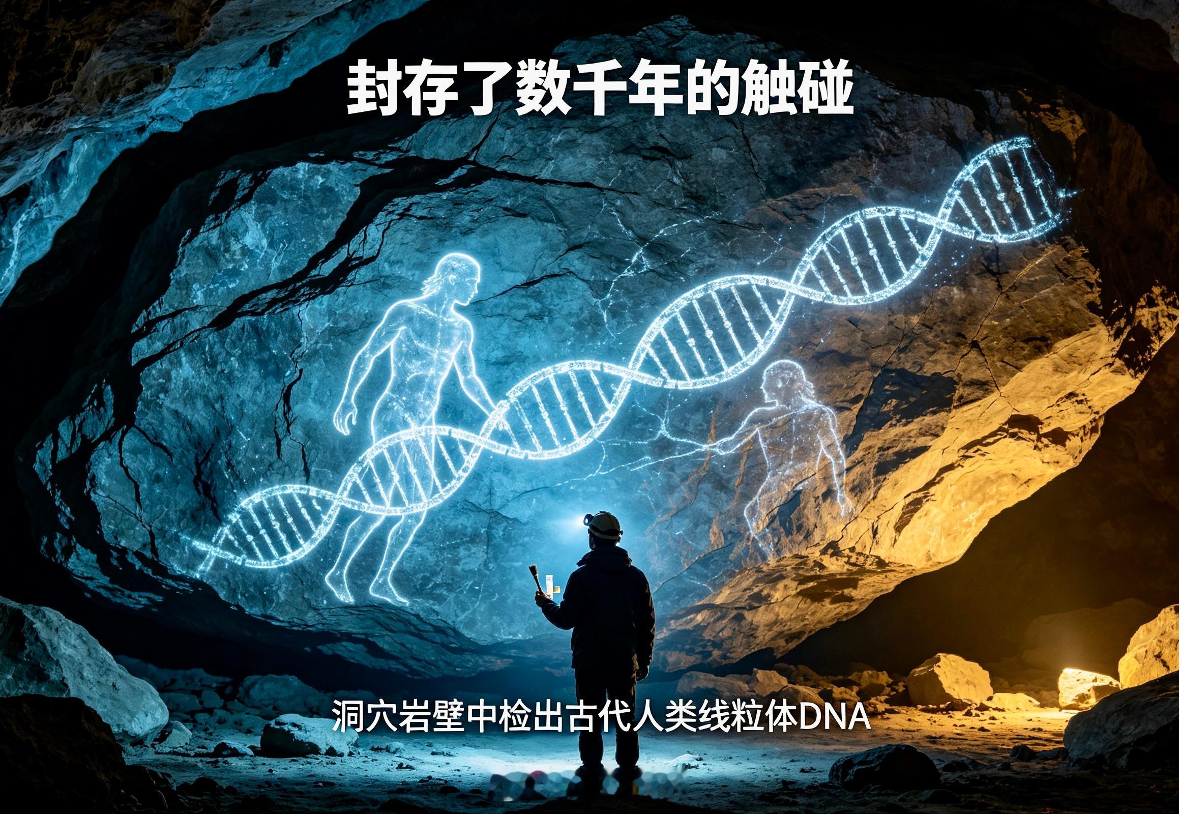 数千年前古人的DNA，就藏在洞穴的墙面上。国际科研团队首次证实，古代人类的DNA