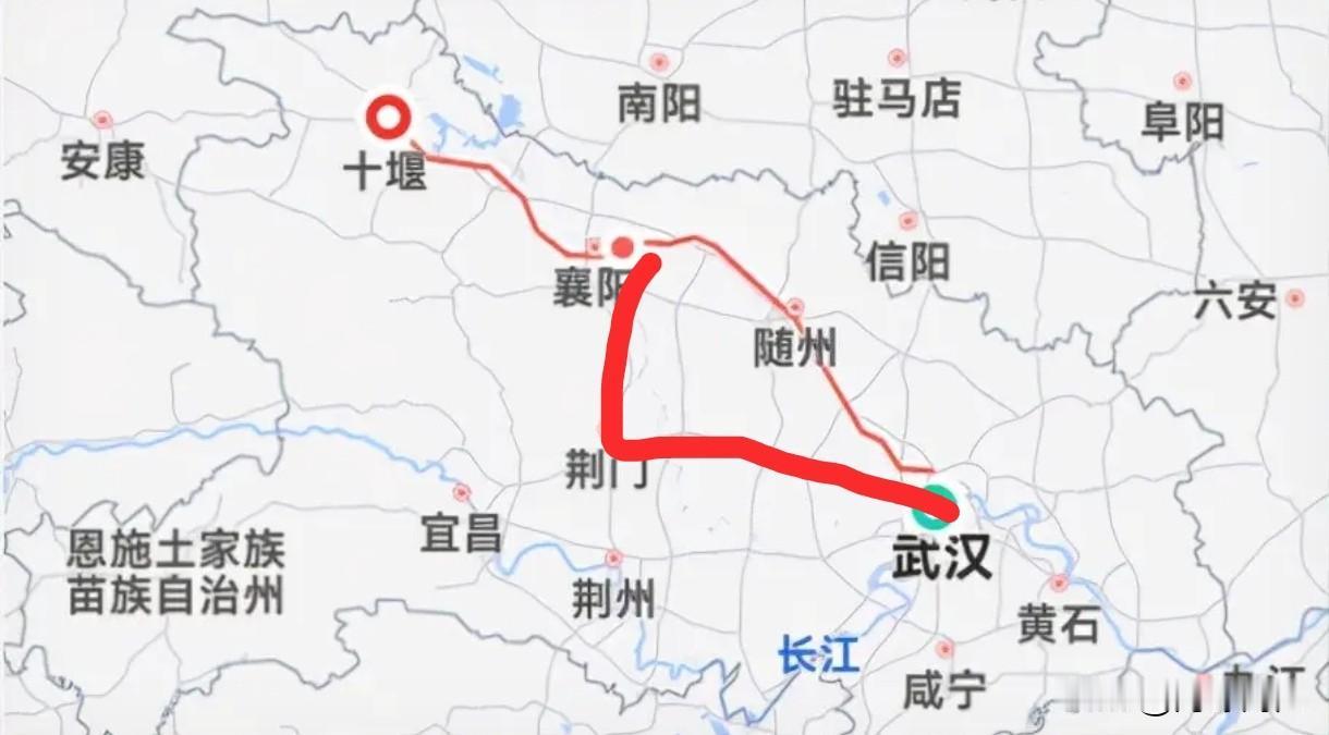 借道绕行与直通线的衔接展望：从“过渡期解药”到“终极破局”将西武高铁借道襄荆