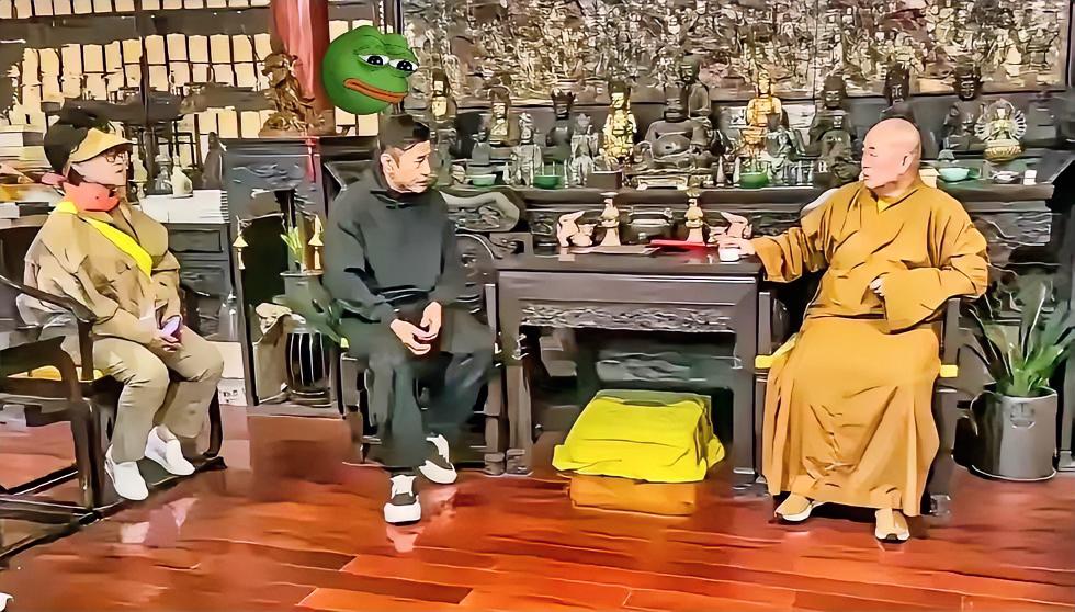 于荣光一家去少林寺拜会释永信，那接待方式真让人无语。全场就一杯茶还只给释永信，大