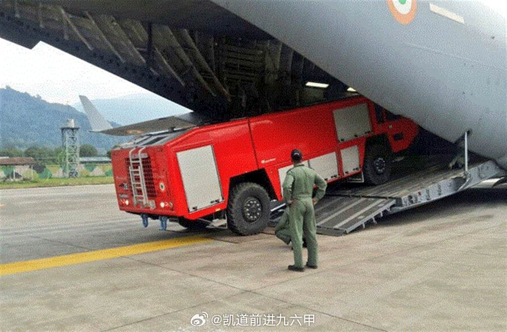 🇮🇳2018年印度空军C-17A在非法占领的我藏南地区都登机场进行起降试验，