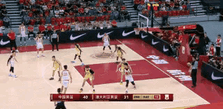中国男篮大将焦泊乔真是太让人惊喜了！在今天中国男篮主场迎战澳大利亚男篮的友谊赛中