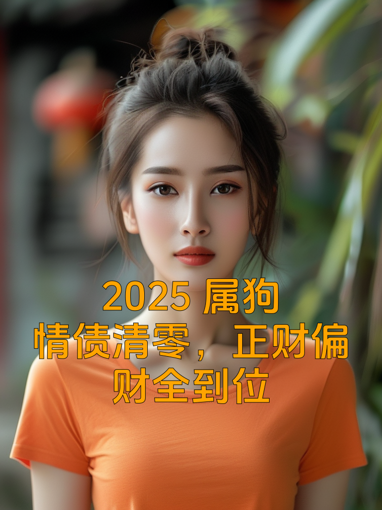 2025属狗：情债清零，正财偏财全到位
