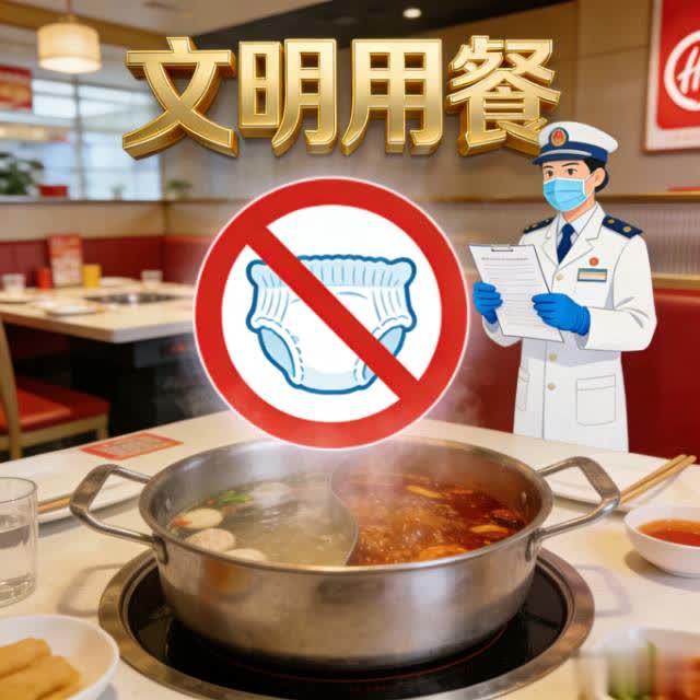 海底捞报警背后：一尿布扔出的公共文明考题，谁该作答？本是围炉聚餐的温馨时刻