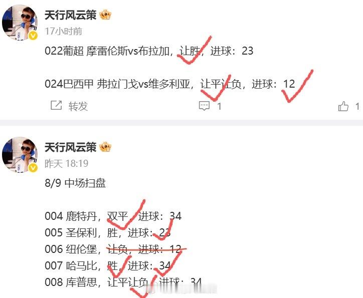 昨天扫盘命中率还行，重心8月截至今天12中8，保持住！006纽伦堡3-0德